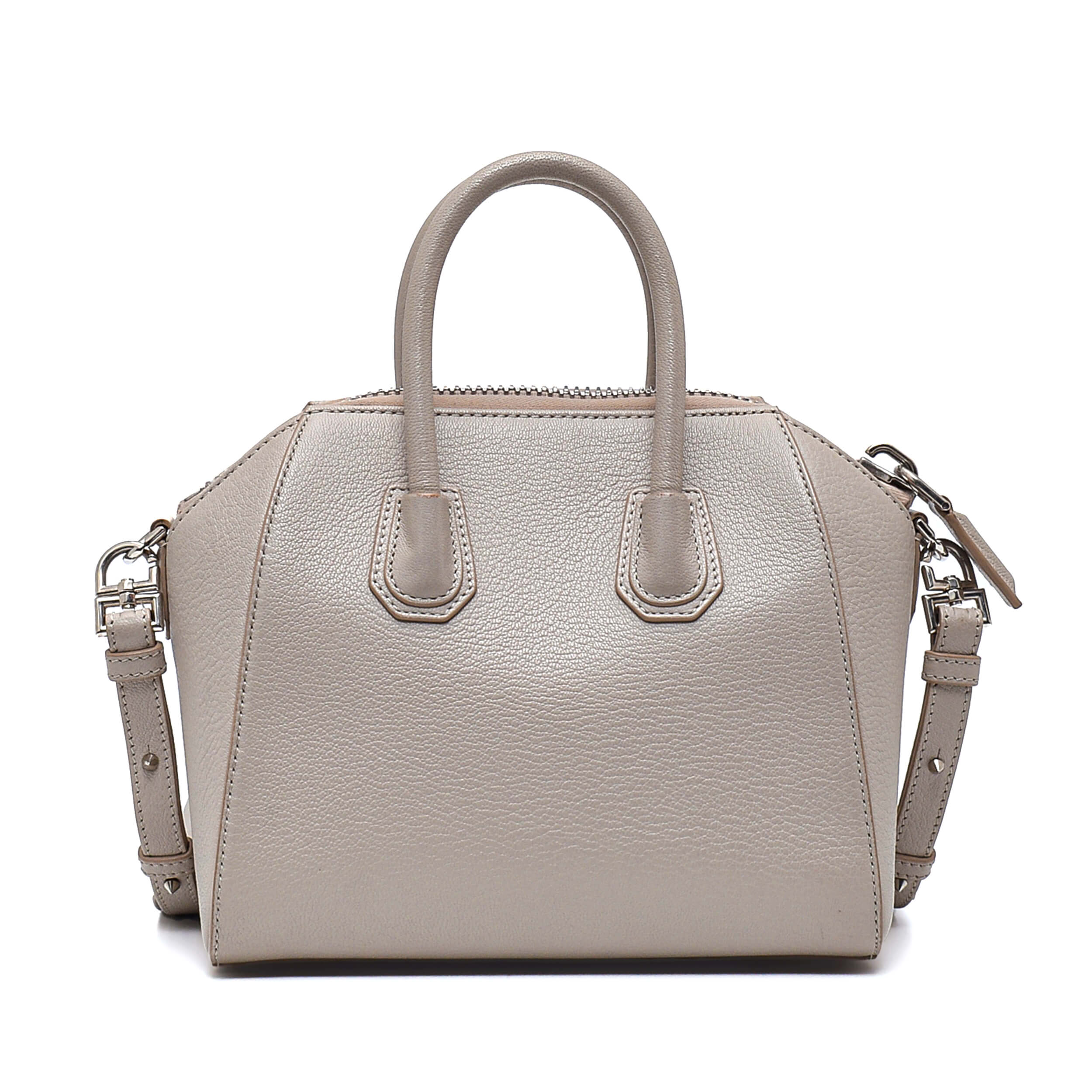 Givenchy - Stone Color Leather Nano Antigona Bag 